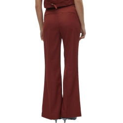 Pantalon à Pinces Terracotta Femme Vero Moda Tara