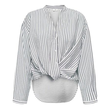 Chemise Blanc/Bleu Femme JDY Barbara Life