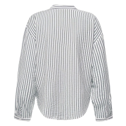 Chemise Blanc/Bleu Femme JDY Barbara Life
