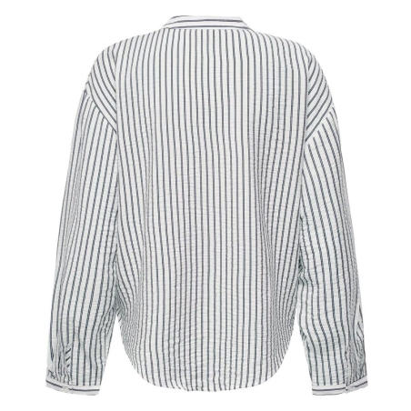 Chemise Blanc/Bleu Femme JDY Barbara Life