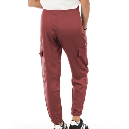 Pantalon Fluide Bordeaux Femme Lee Cooper Okarta