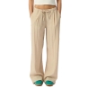 Pantalon Fluide Beige Femme Teddy Smith Tyna