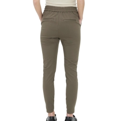 Pantalon Kaki Marron Femme Meva