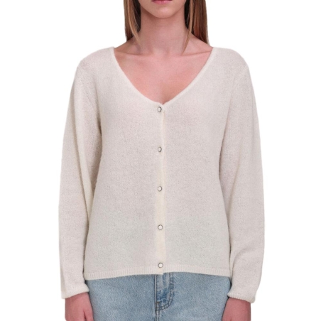 Gilet Écru Femme Teddy Smith Pepito