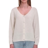 Gilet Écru Femme Teddy Smith Pepito