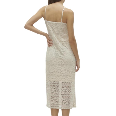 Robe Beige Femme Vero Moda Singlet Calf