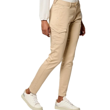 Pantalon Cargo Beige Femme Kaporal Kp Dera
