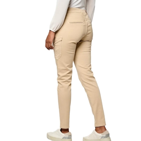 Pantalon Cargo Beige Femme Kaporal Kp Dera