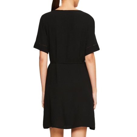 Robe Noir Femme Vila Detail