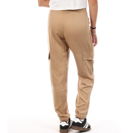 Pantalon Fluide Beige Femme Lee Cooper Okarta