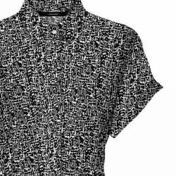 Robe Chemise Noir/Blanc Femme Vero Moda Easy