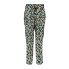 Pantalon Vert/Bleu à Motifs Femme Only