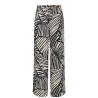 Pantalon fluide Beige/Noire Femme JDY Ebbie