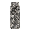 Pantalon fluide Beige/Noire Femme JDY Ebbie