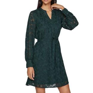 Robe Verte Foncé Femme Vila Flema