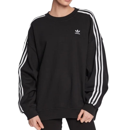 Sweat Noir Femme Adidas IB7444