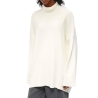 Pull Oversize Beige Femme Object Tunic