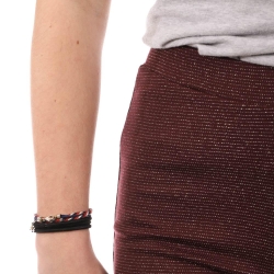 Pantalon Fluide Bordeaux Femme Only Flared