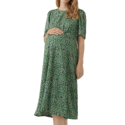 Robe de Grossesse Verte Femme Vero Moda Marternity Janina