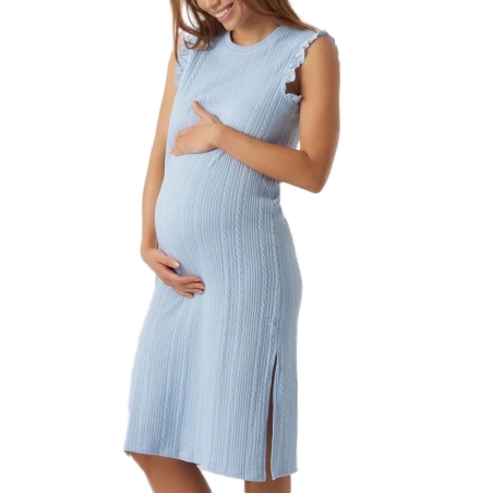 Robe Bleu Femme Vero Moda Marternity Nika