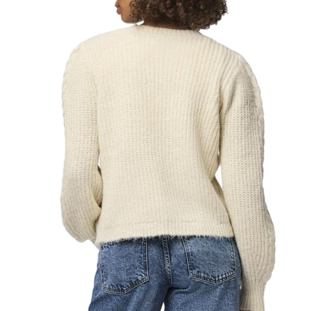 Gilet Beige Femme Pieces Cow