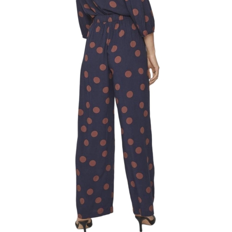 Pantalon fluide Marine Femme Vila Rosa