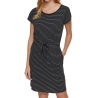 Robe Noir à rayures Femme Vero Moda Mapril