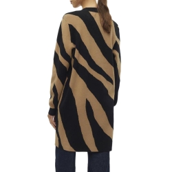 Gilet Long Noir/Camel Femme Vero Moda Nancy