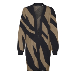 Gilet Long Noir/Camel Femme Vero Moda Nancy