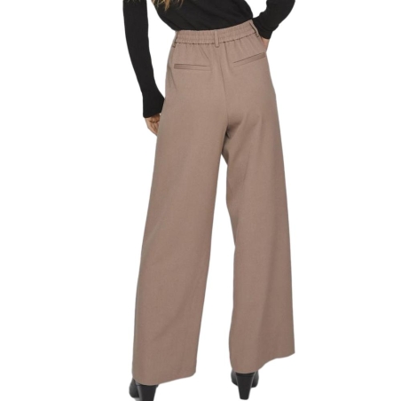 Pantalon Beige fluide Femme Vila Vivarone
