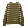 Sweat Kaki/Blanc Femme Teddy Smith Andy