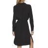 Robe Chemise Noir Femme Vila Fini