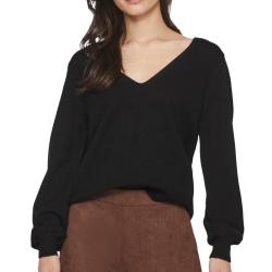 Pull Noir Femme Vila Viril Rev