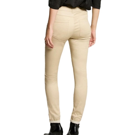 Pantalon Slim Beige Femme Morgan PFRASHI
