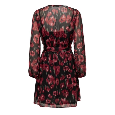 Robe Rouge/Noire Femme Only Marise