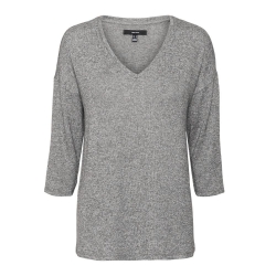 Pull Gris Femme Vero Moda Brianna 3/4