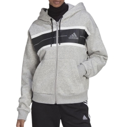 Sweat Gris Femme Adidas W Bluv Q4 Hd Tt