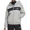 Sweat Gris Femme Adidas W Bluv Q4 Hd Tt