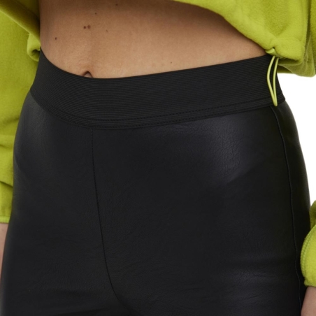Legging Simili Cuir Noir Femme Vero Moda 10270787