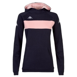 Sweat capuche Marine/Rose Femme Kappa Daccia