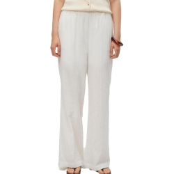 Pantalon Toile Blanc Femme Vero Moda Viola