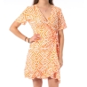 Robe Orange Femme Only Marlie Wrap