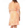 Robe Orange Femme Only Marlie Wrap
