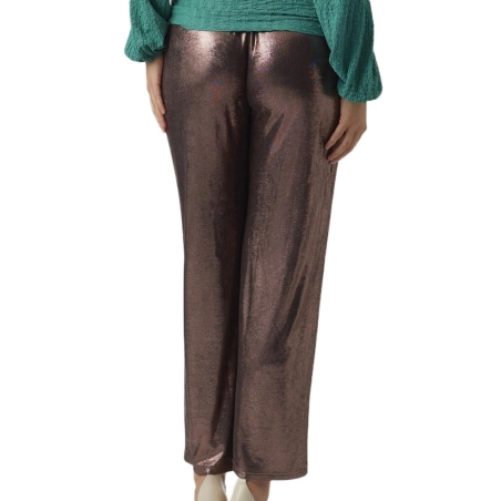 Pantalon Ample Violet Femme Mamalicious