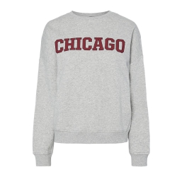 Sweat Gris Femme Pieces Sasie