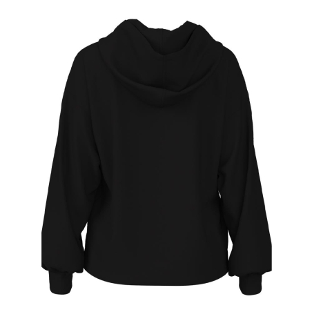 Sweat à Capuche Noir Femme Pieces Pcnakuna