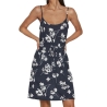 Robe Marine à fleurs Femme Vila Mooney