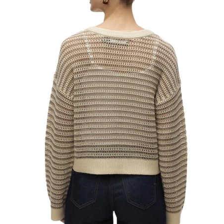 Pull Beige/Marron Femme Vero Moda Madera