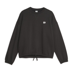 Sweat Noir Femme Puma Downtown Oversized