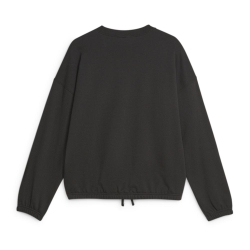 Sweat Noir Femme Puma Downtown Oversized